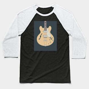 Natural Kasino Guitar Baseball T-Shirt